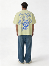 Back Print T-Shirt Cotton Oversized Fit - tharwa