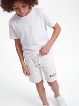 Logo Graphic Shorts Cotton Blend Relaxed Fit - seven kids