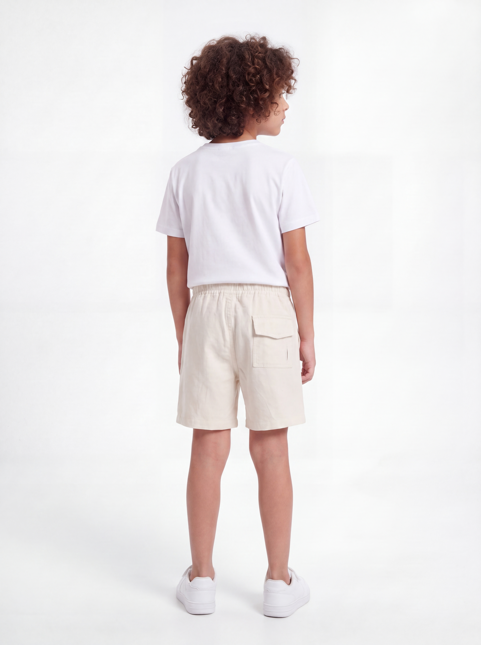 Cargo Pocket Shorts Cotton Relaxed Fit - seven kids