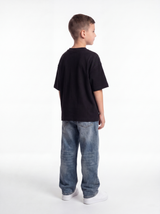 Logo Graphic T-Shirt Cotton Oversized Fit - seven kids