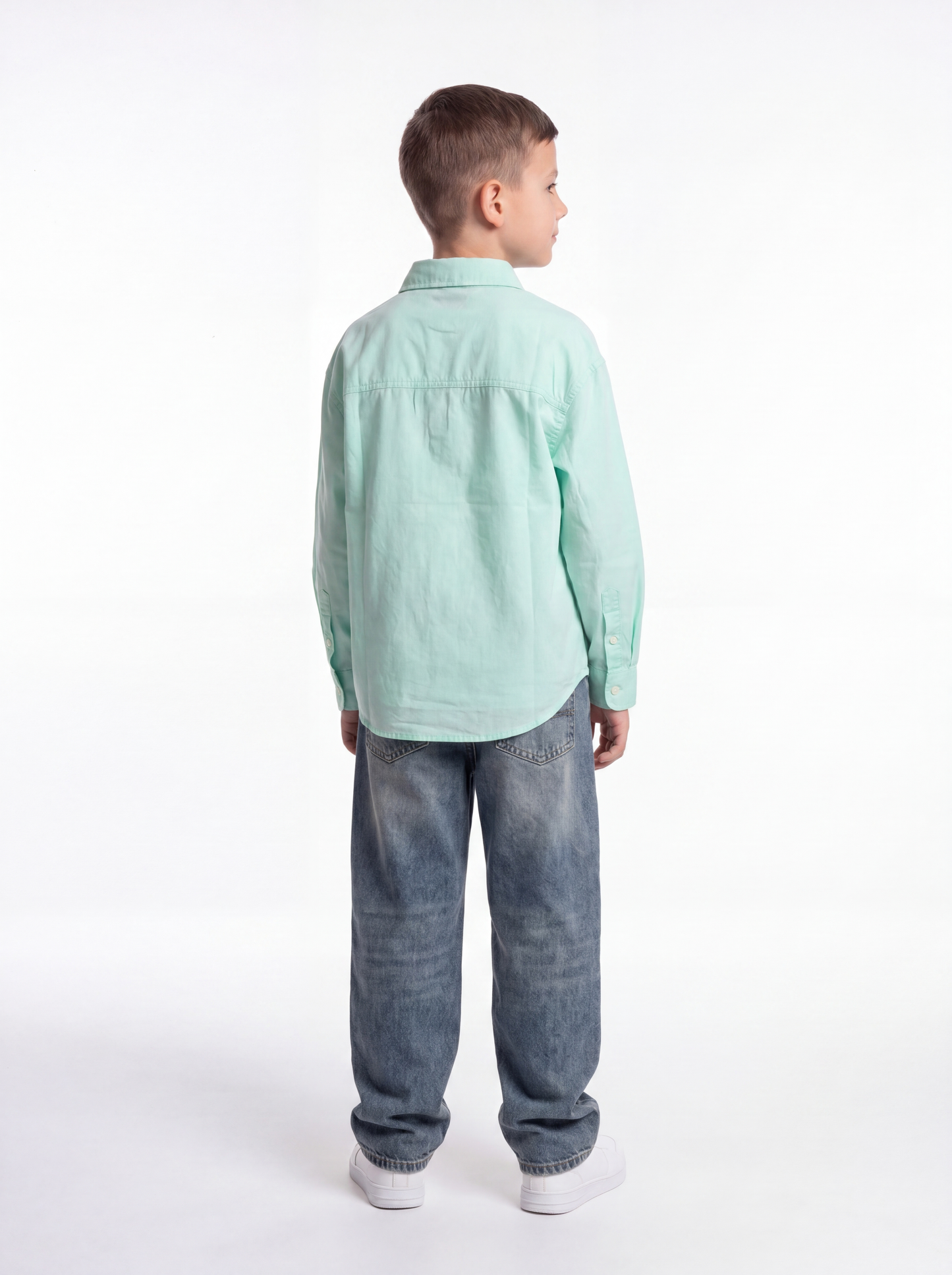 Buttoned Shirt Cotton Oversized Fit - seven kids