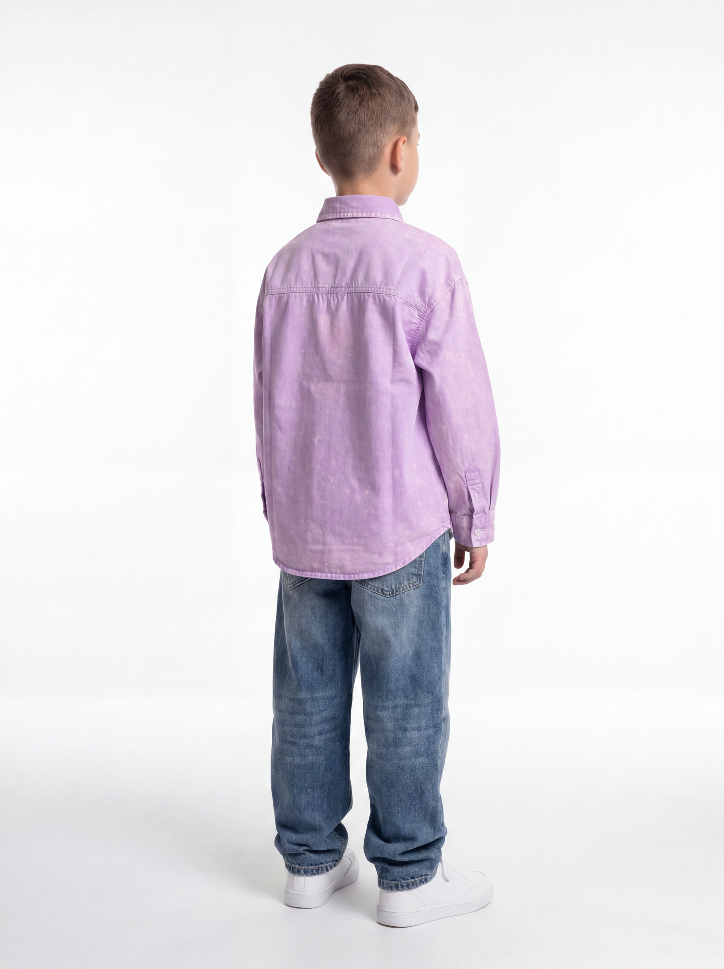 Buttoned Shirt Cotton Oversized Fit - seven kids