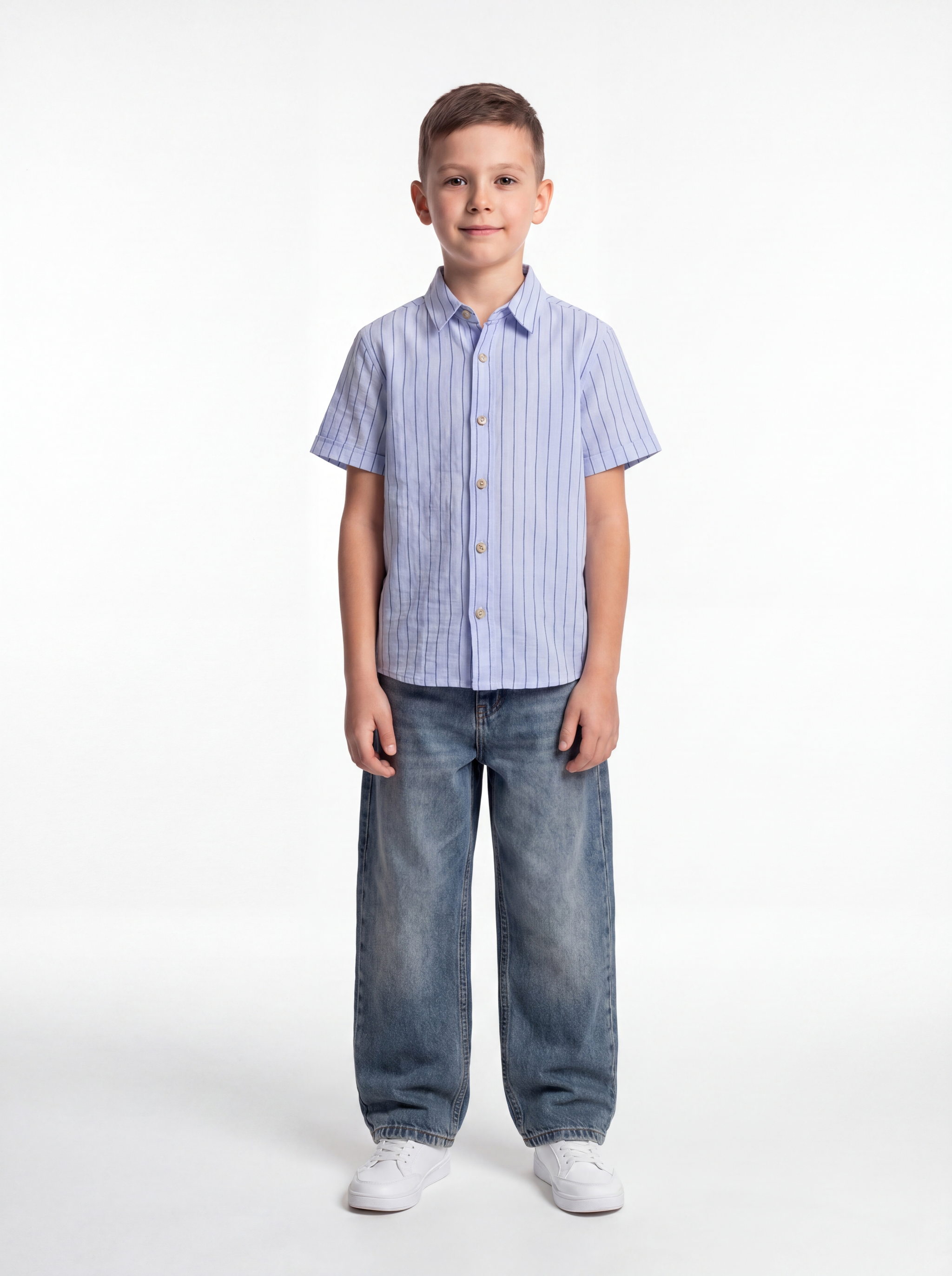 Printed Shirt Cotton Regular Fit - seven kids