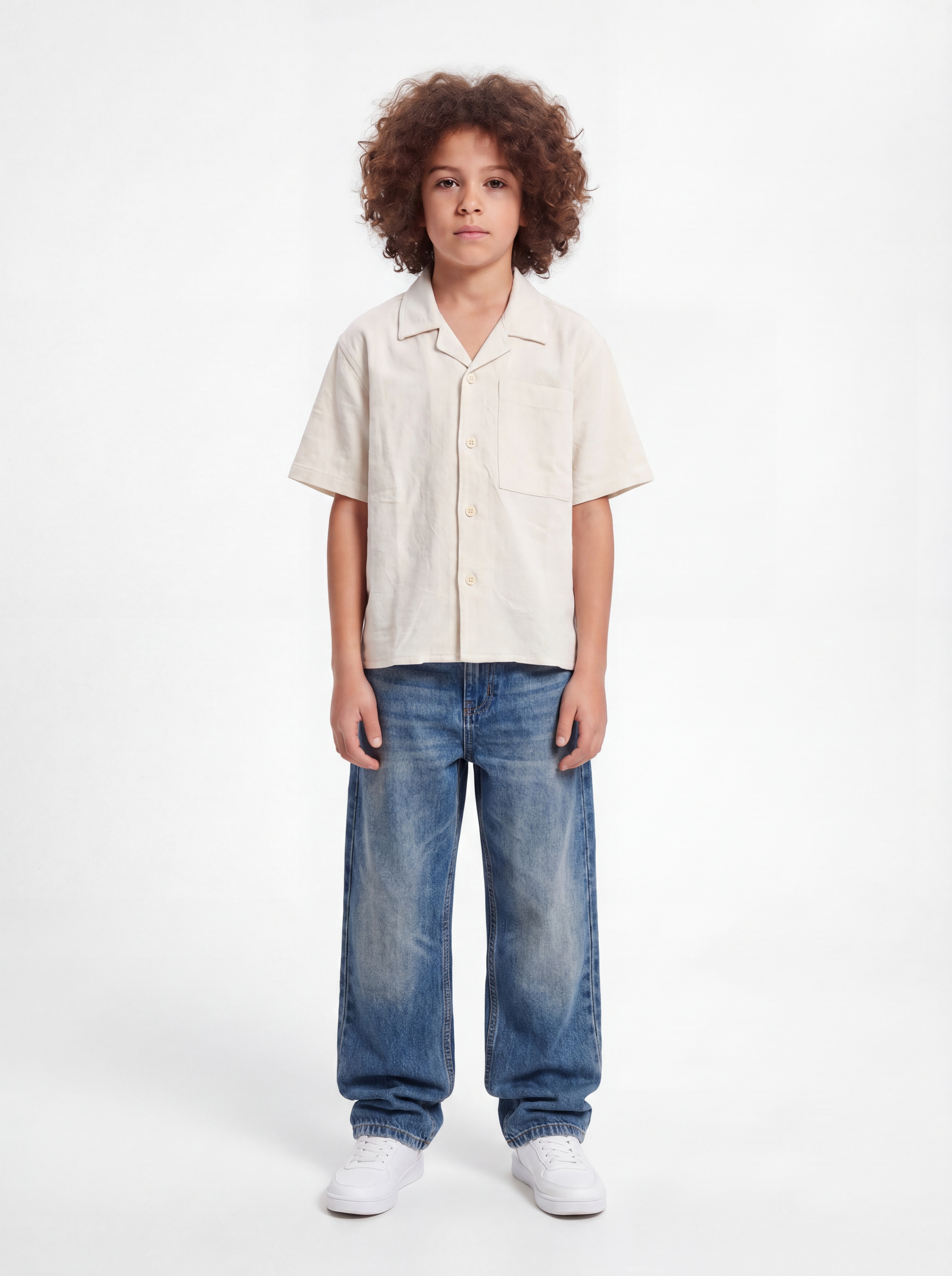 Utility Shirt Cotton Relaxed Fit - seven kids