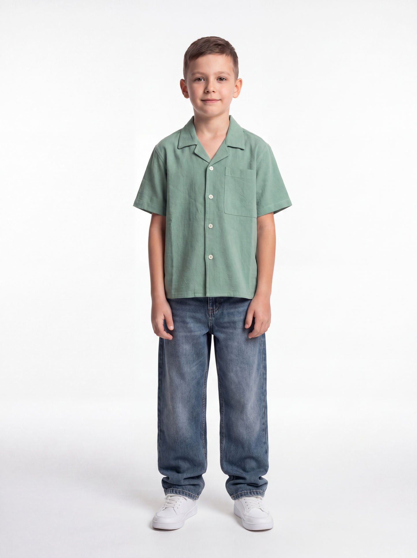 Utility Shirt Cotton Relaxed Fit - seven kids