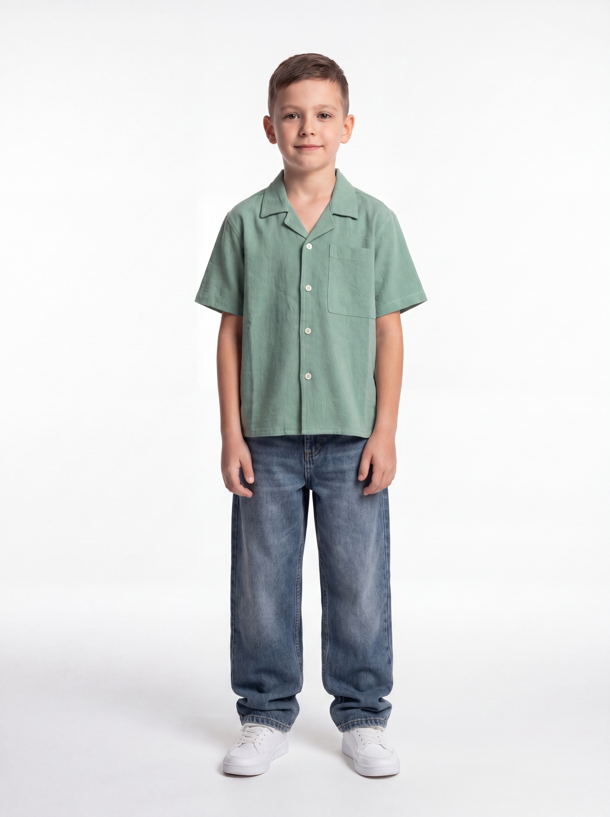 Utility Shirt Cotton Relaxed Fit - seven kids