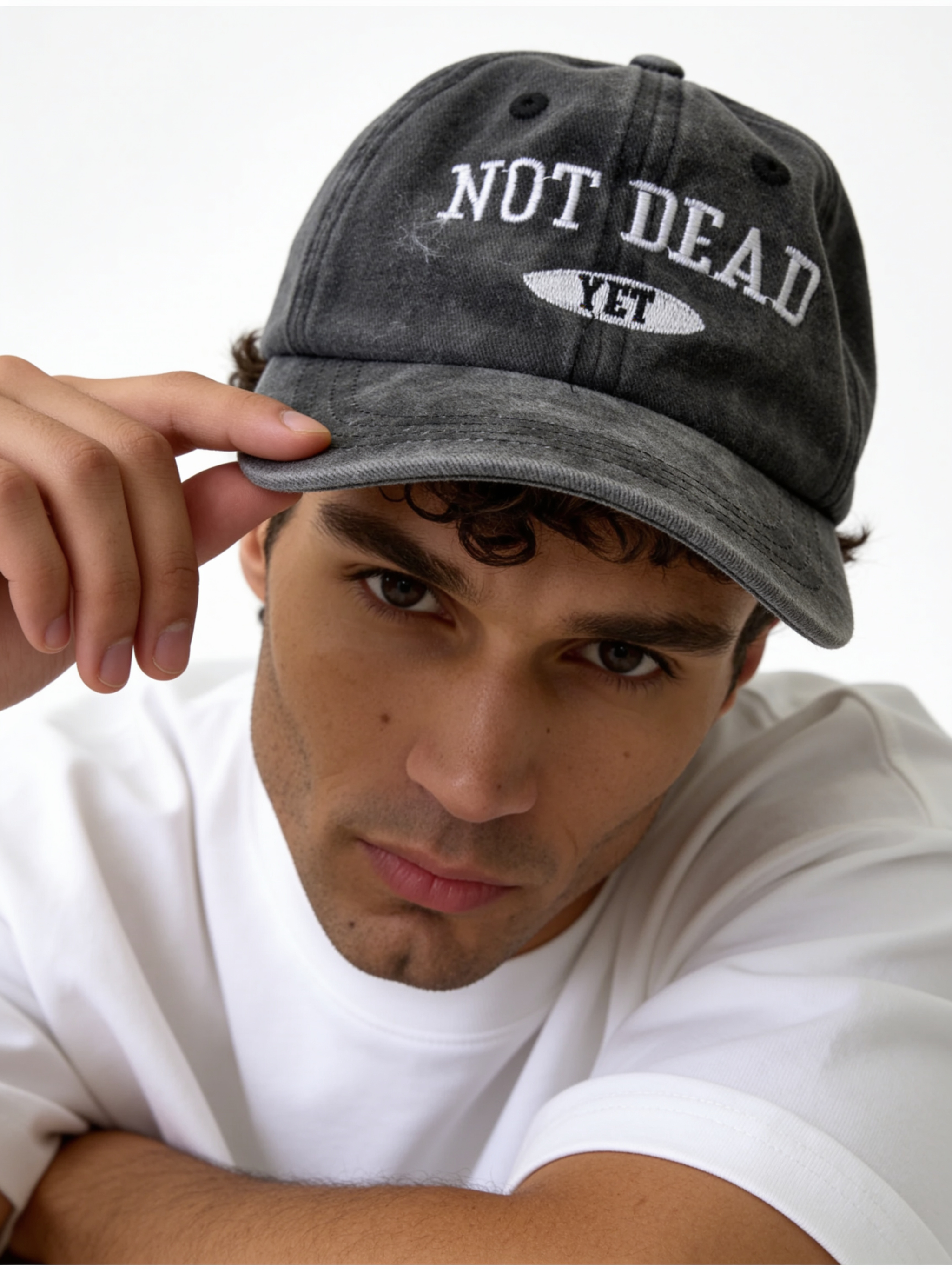 Not Dead Yet Washed Cap - Capp