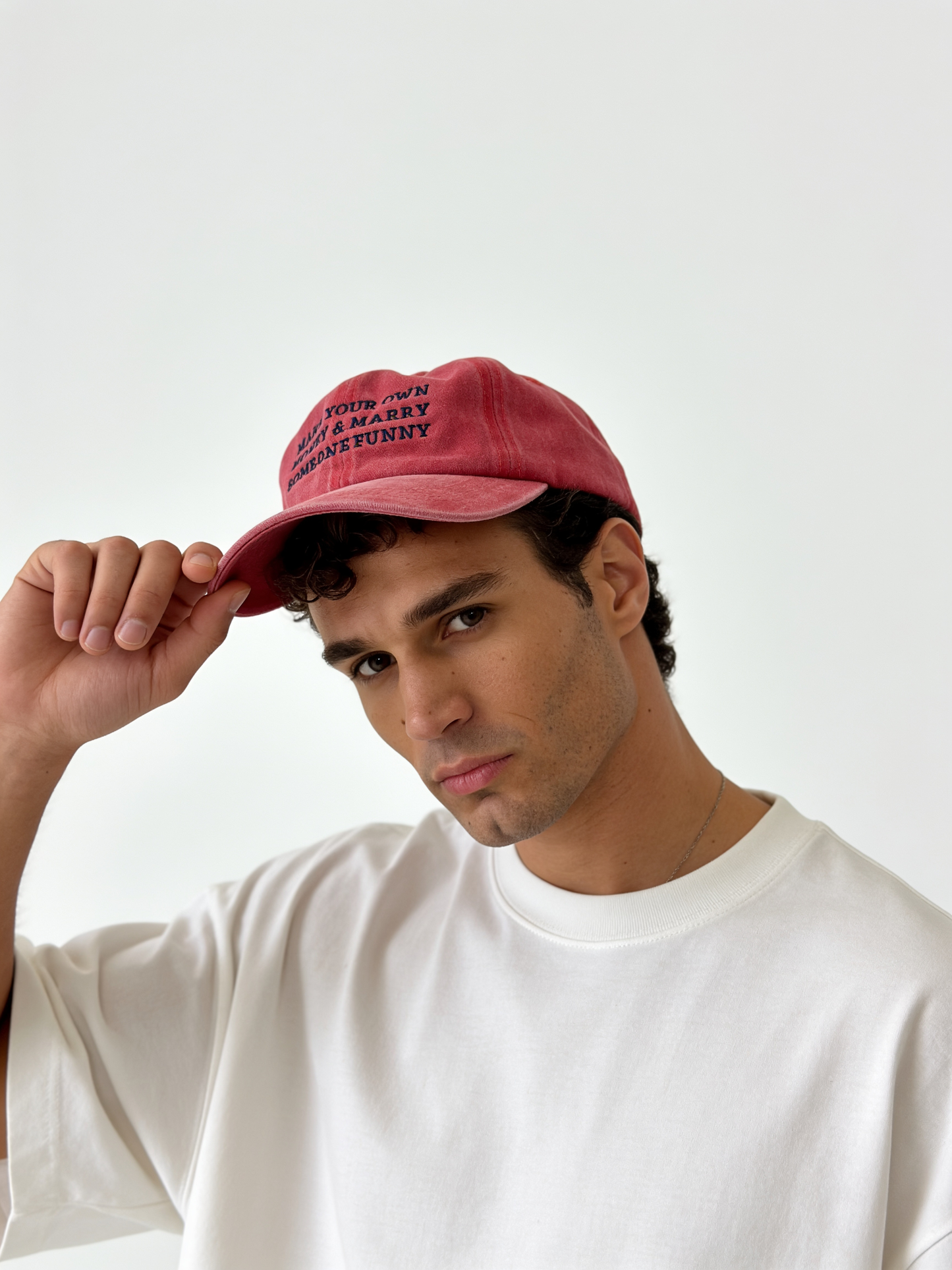 Make Your Own Money & Marry Someone Funny Washed Cap - Capp