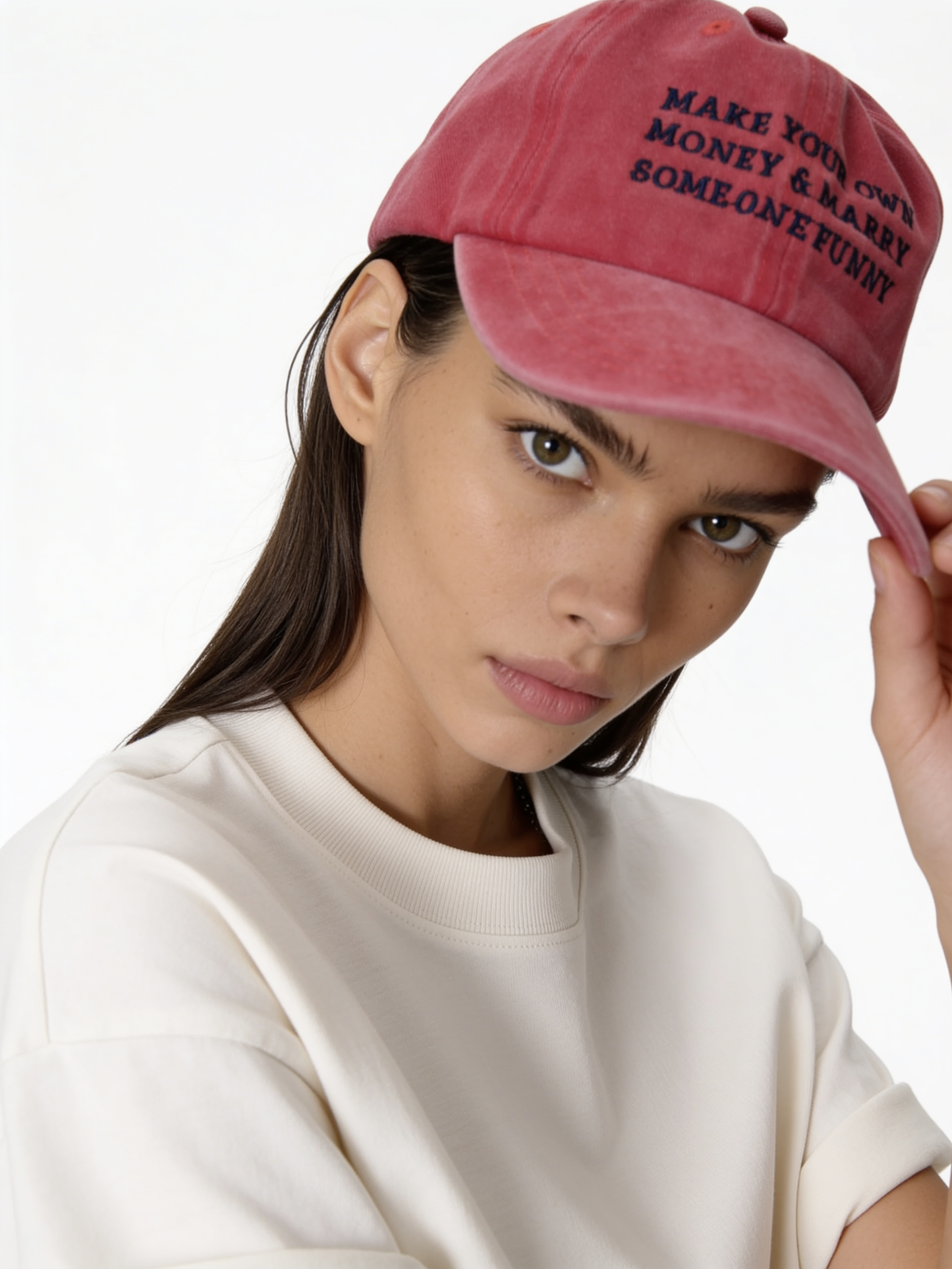Make Your Own Money & Marry Someone Funny Washed Cap - Capp