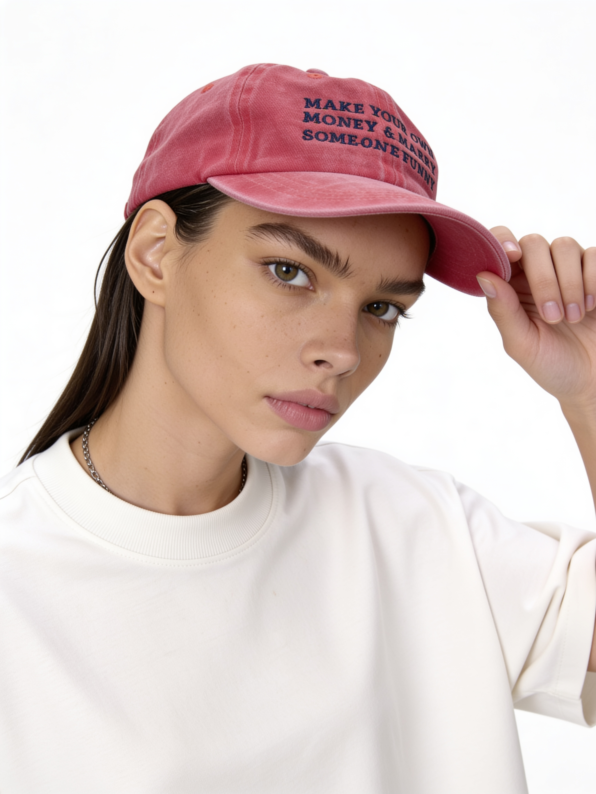 Make Your Own Money & Marry Someone Funny Washed Cap - Capp