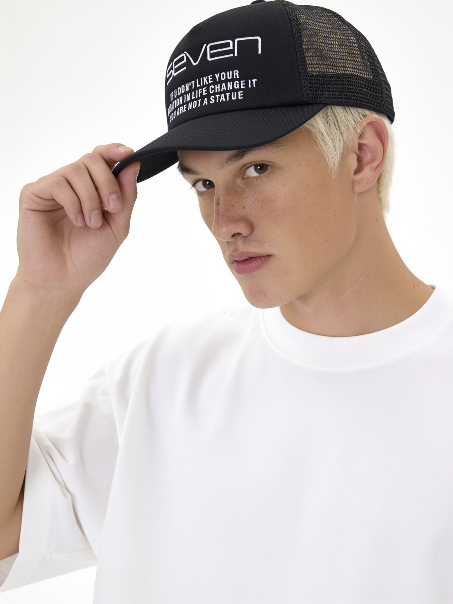 Seven Front Print Trucker Cap - SEVEN
