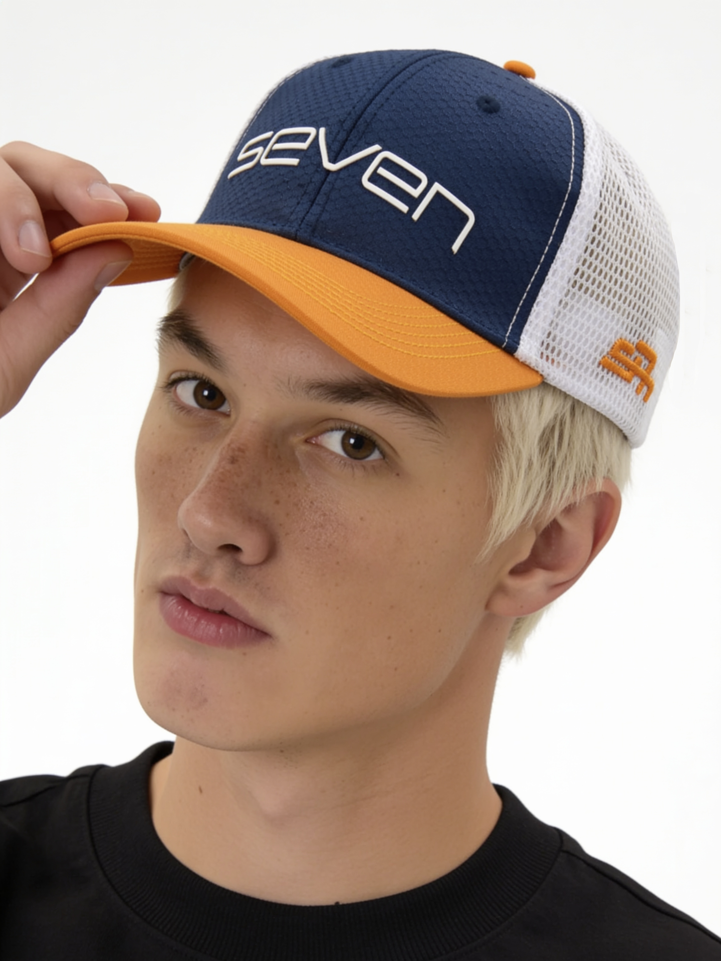 Seven Logo Graphic Trucker Cap - SEVEN