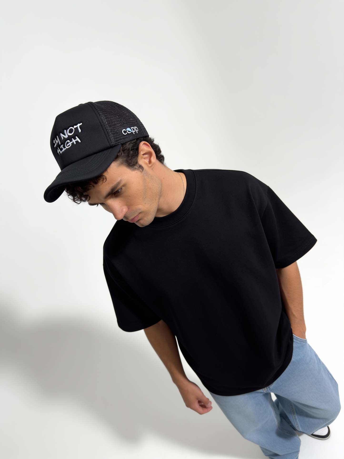 IM NOT HIGH Trucker Cap - Capp