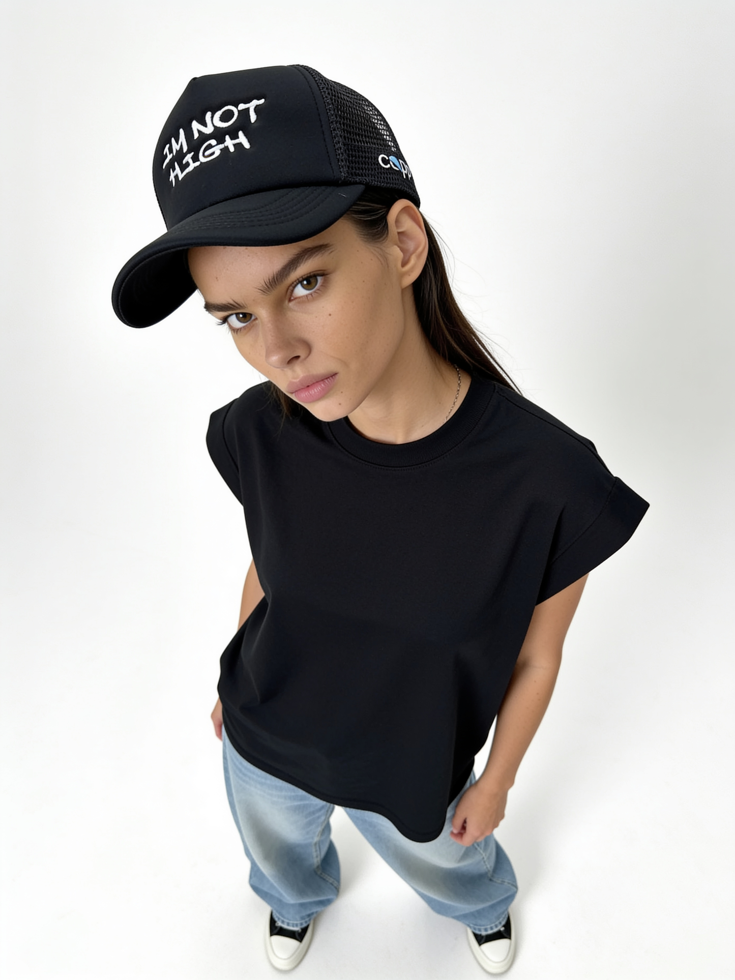 IM NOT HIGH Trucker Cap - Capp