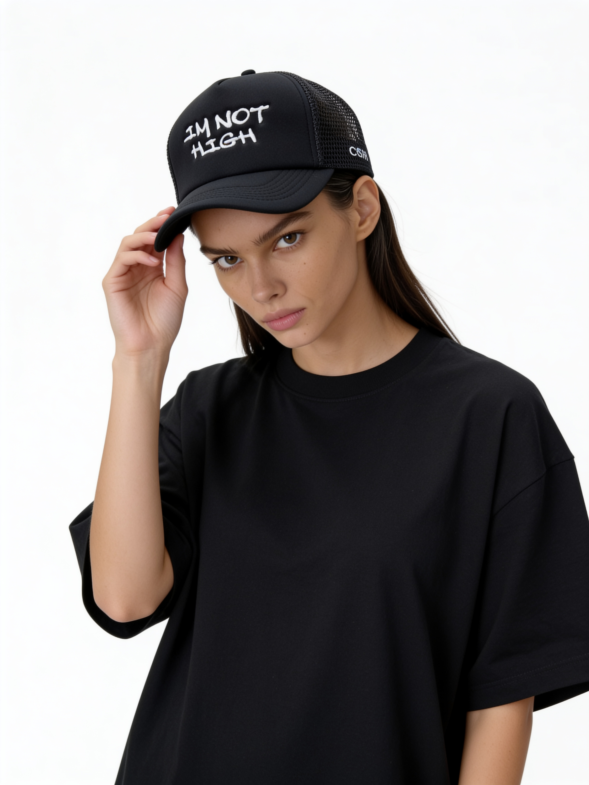 IM NOT HIGH Trucker Cap - Capp