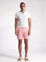 Flame Print Swim Shorts Regular Fit - FND - VEN0014