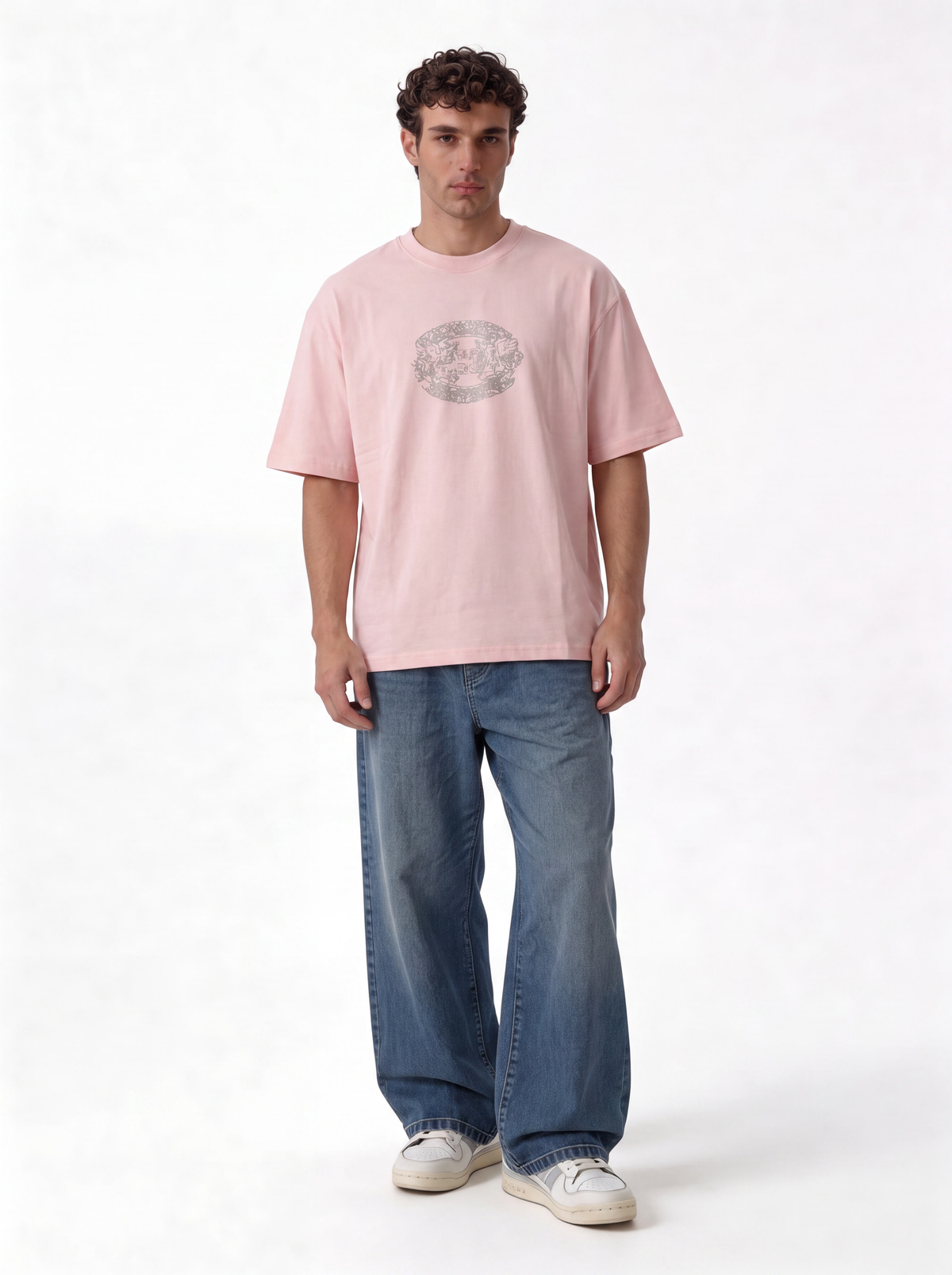 Graphic Emblem T-Shirt Oversized Fit - Vega