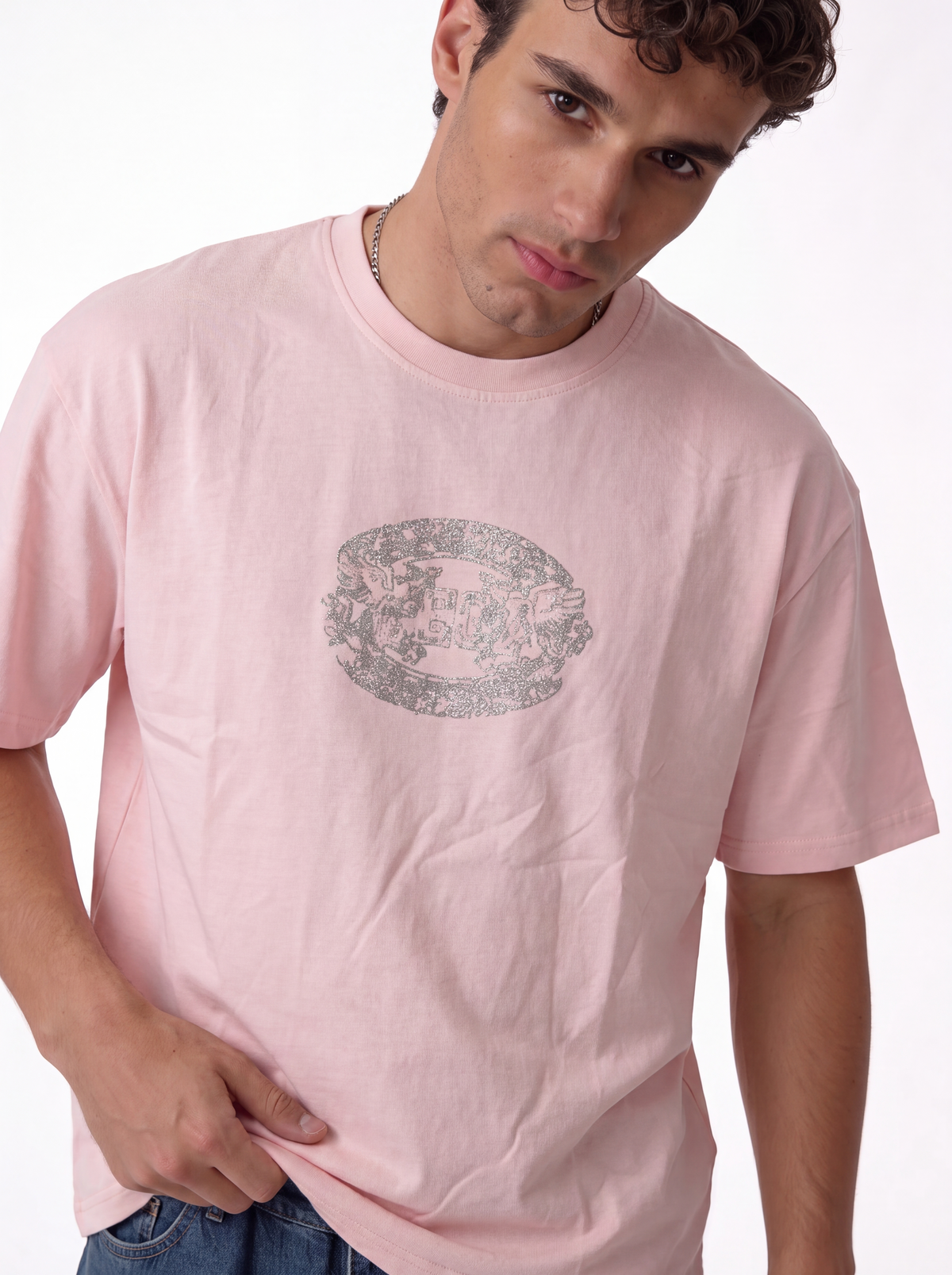 Graphic Emblem T-Shirt Oversized Fit - Vega