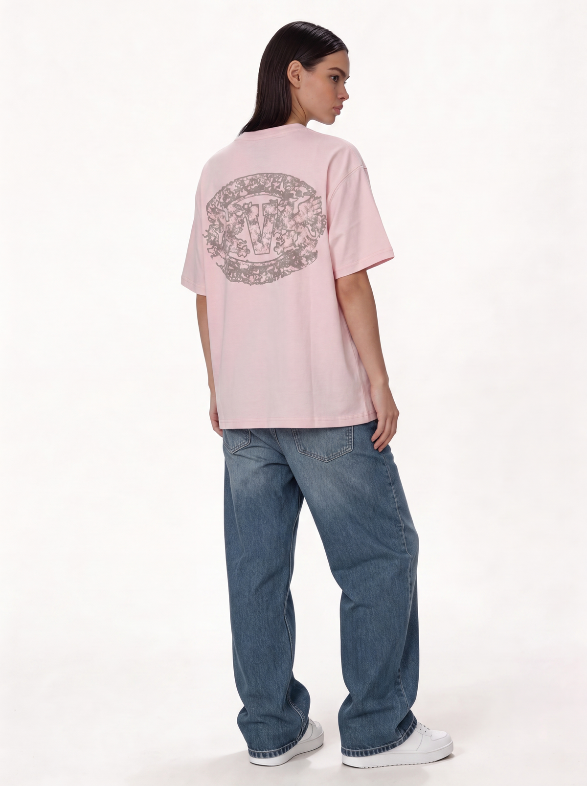 Graphic Emblem T-Shirt Oversized Fit - Vega