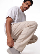 Pleated Trousers Linen Blend Regular Fit - seven