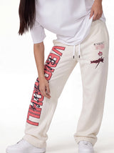 Printed Graphic Pants Cotton Relaxed Fit - Eleven