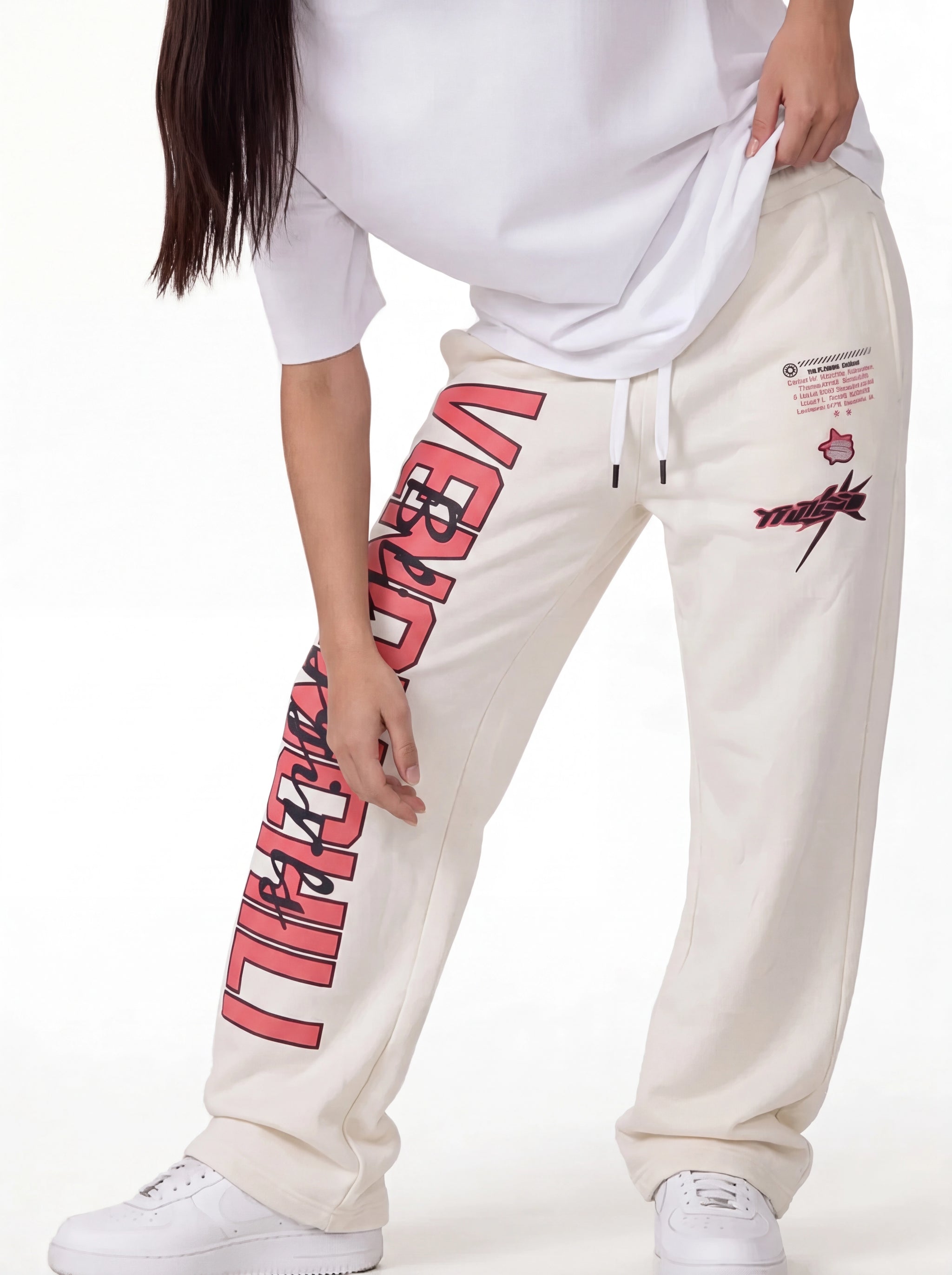 Printed Graphic Pants Cotton Relaxed Fit - Eleven