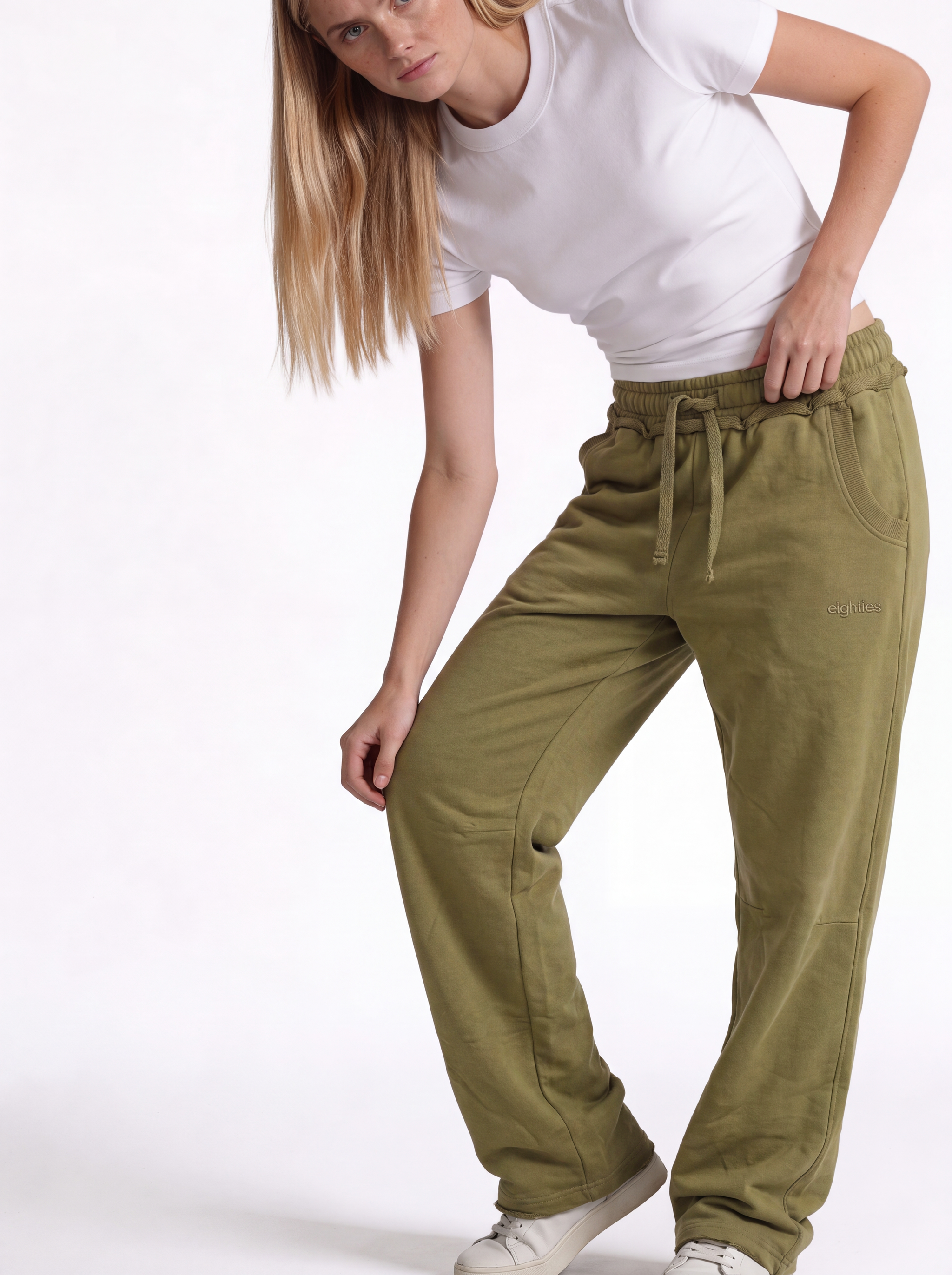 Relaxed Wide-Leg Heavyweight Cotton Sweatpants - EIGHTIES