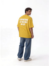 Front & Back Print T-Shirt Cotton Oversized Fit - seven