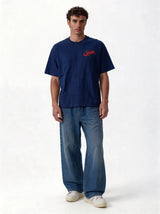 Logo Graphic T-Shirt Cotton Oversized Fit - seven