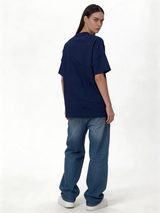 Logo Graphic T-Shirt Cotton Oversized Fit - seven