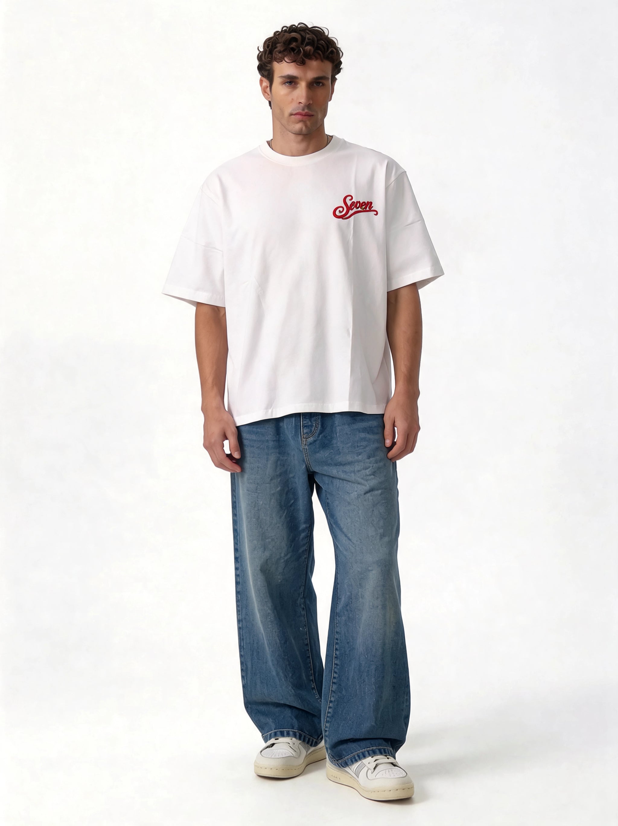 Scenic Back Print T-Shirt Cotton Oversized Fit - seven