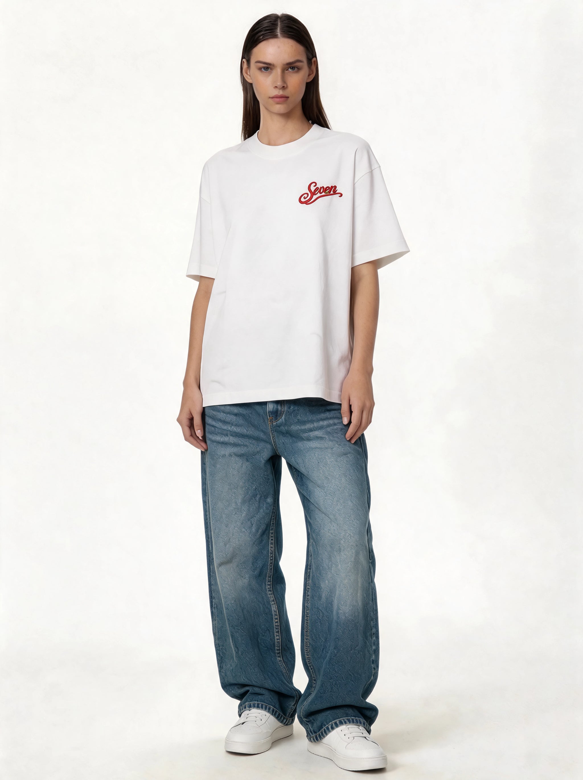 Scenic Back Print T-Shirt Cotton Oversized Fit - seven
