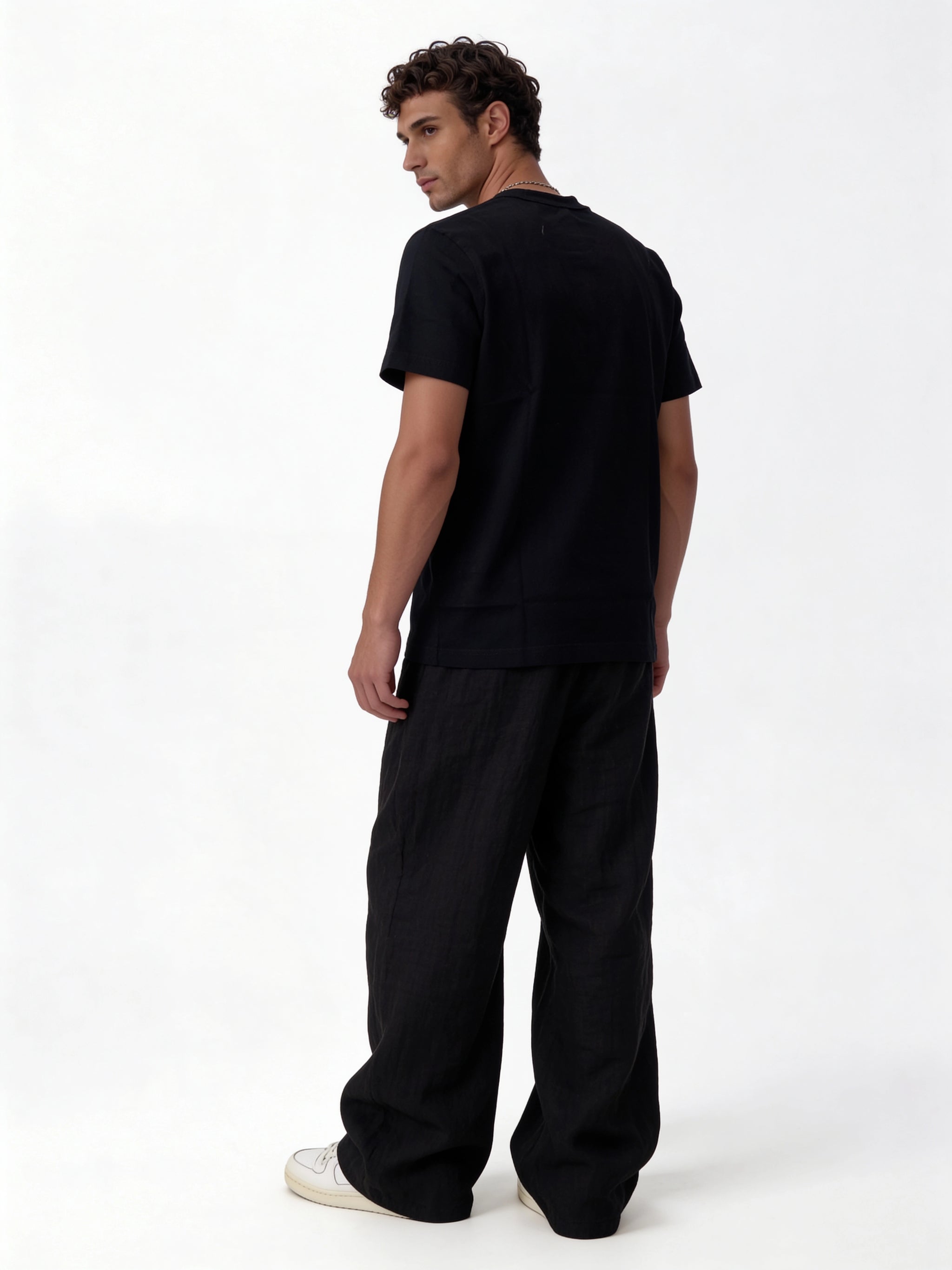 Buttoned Henley T-Shirt Cotton Regular Fit - seven