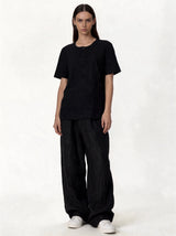Buttoned Henley T-Shirt Cotton Regular Fit - seven
