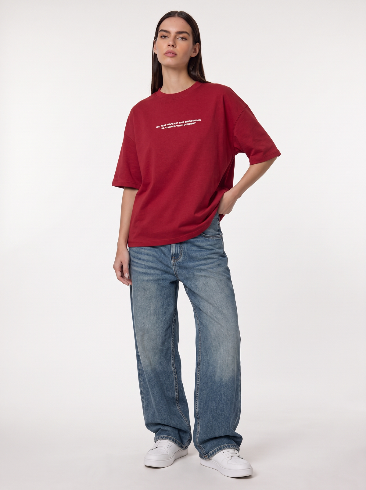 Statement Graphic T-Shirt Oversized Fit - Brother Hood VEN0009