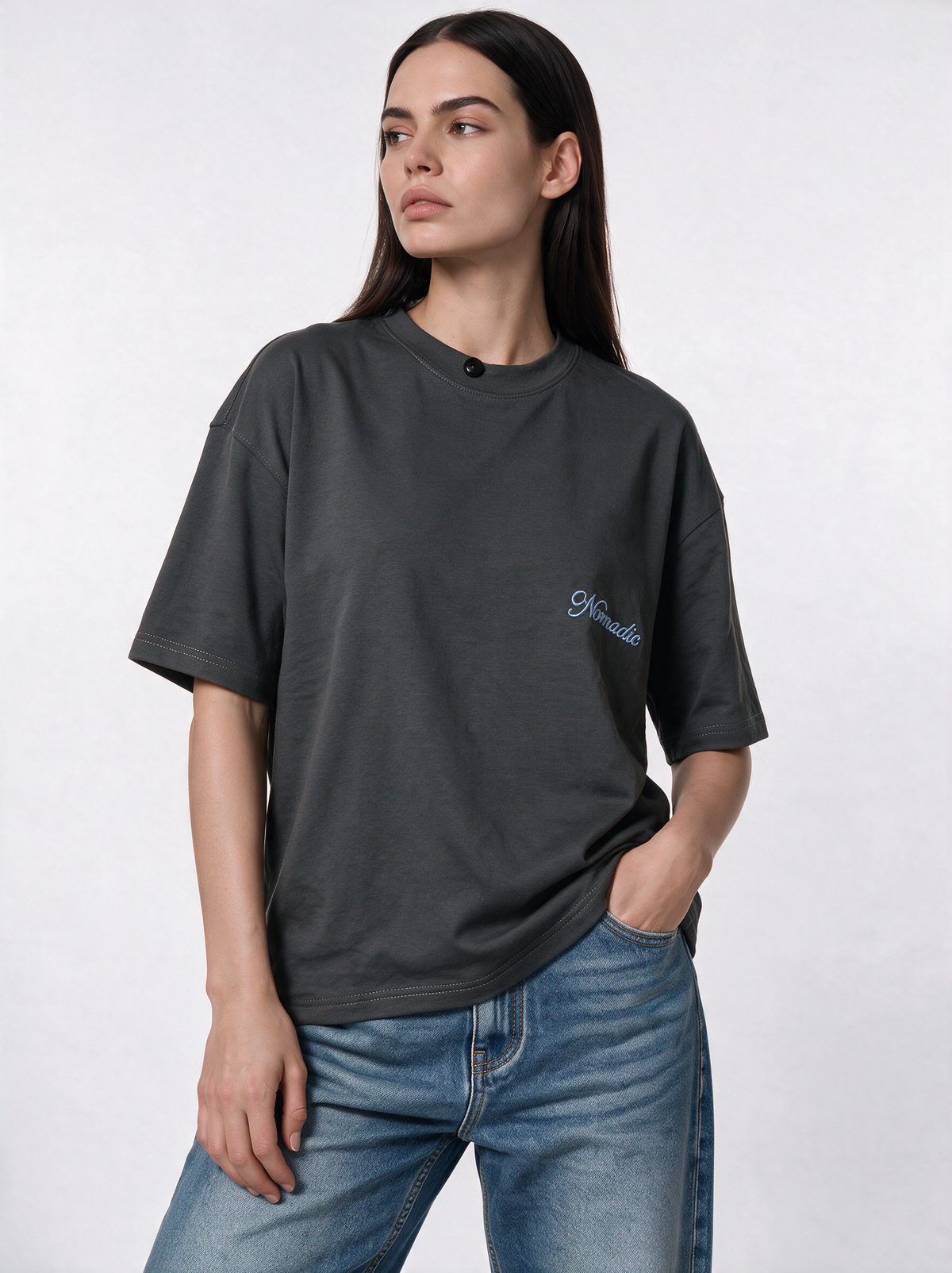 Nomadic Embroidered T-Shirt Regular Fit - JE-X