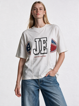 Graphic Panel T-Shirt Relaxed Fit - JE-X