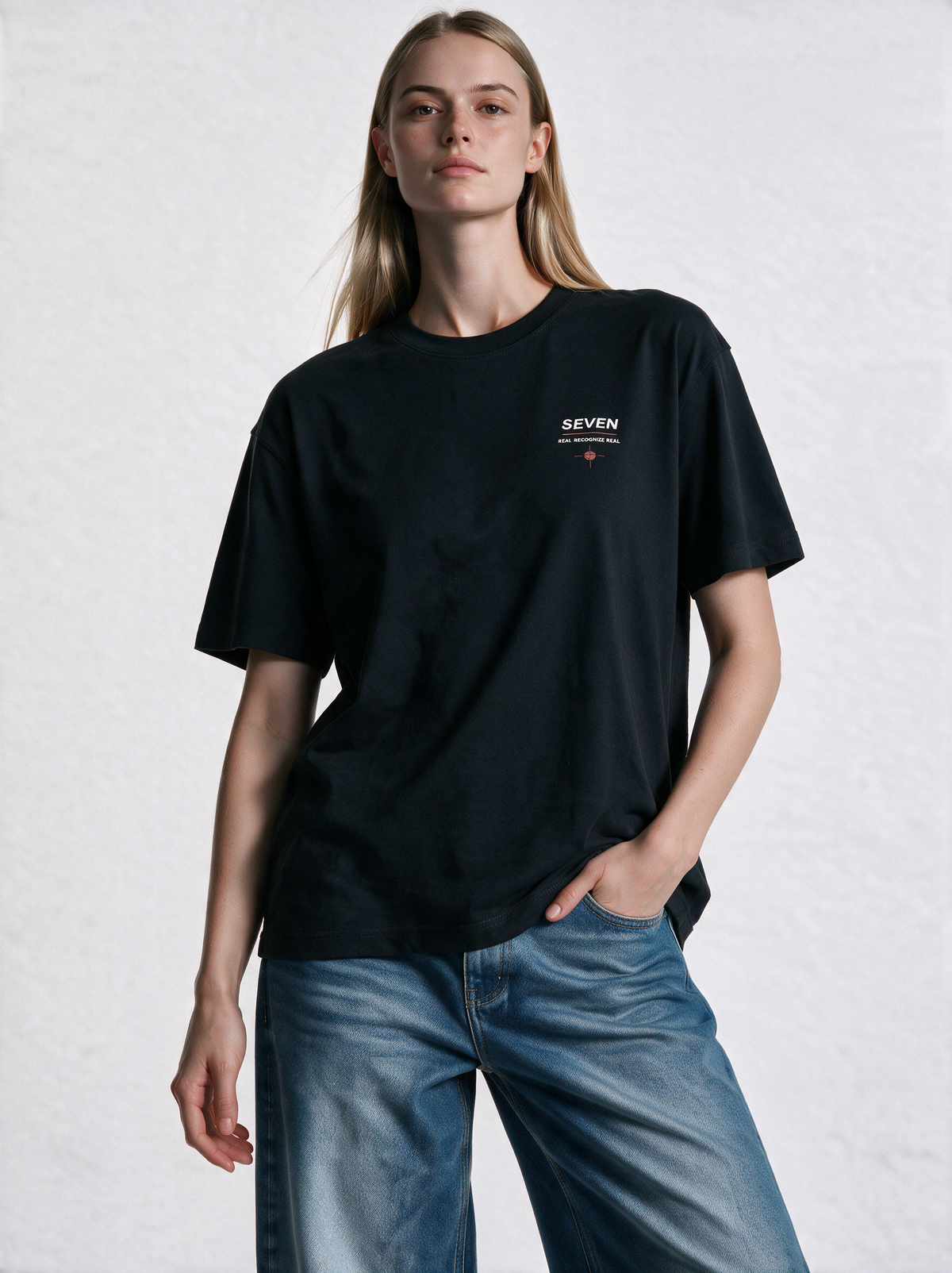 Graphic T-Shirt Oversized Fit - SEVEN