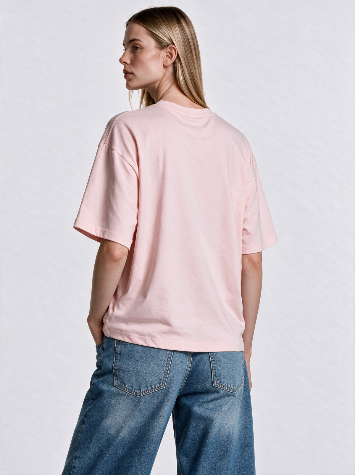 College Graphic T-Shirt Jersey Oversized Fit - 27