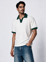 Ribbed Polo T-Shirt Relaxed Fit - BrotherHood