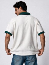 Ribbed Polo T-Shirt Relaxed Fit - BrotherHood