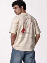 Back Graphic T-Shirt Oversized Fit - 27
