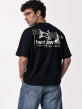 Back Graphic T-Shirt Jersey Relaxed Fit - 27