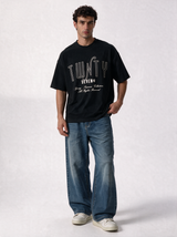 Front Typography T-Shirt Jersey Relaxed Fit - 27