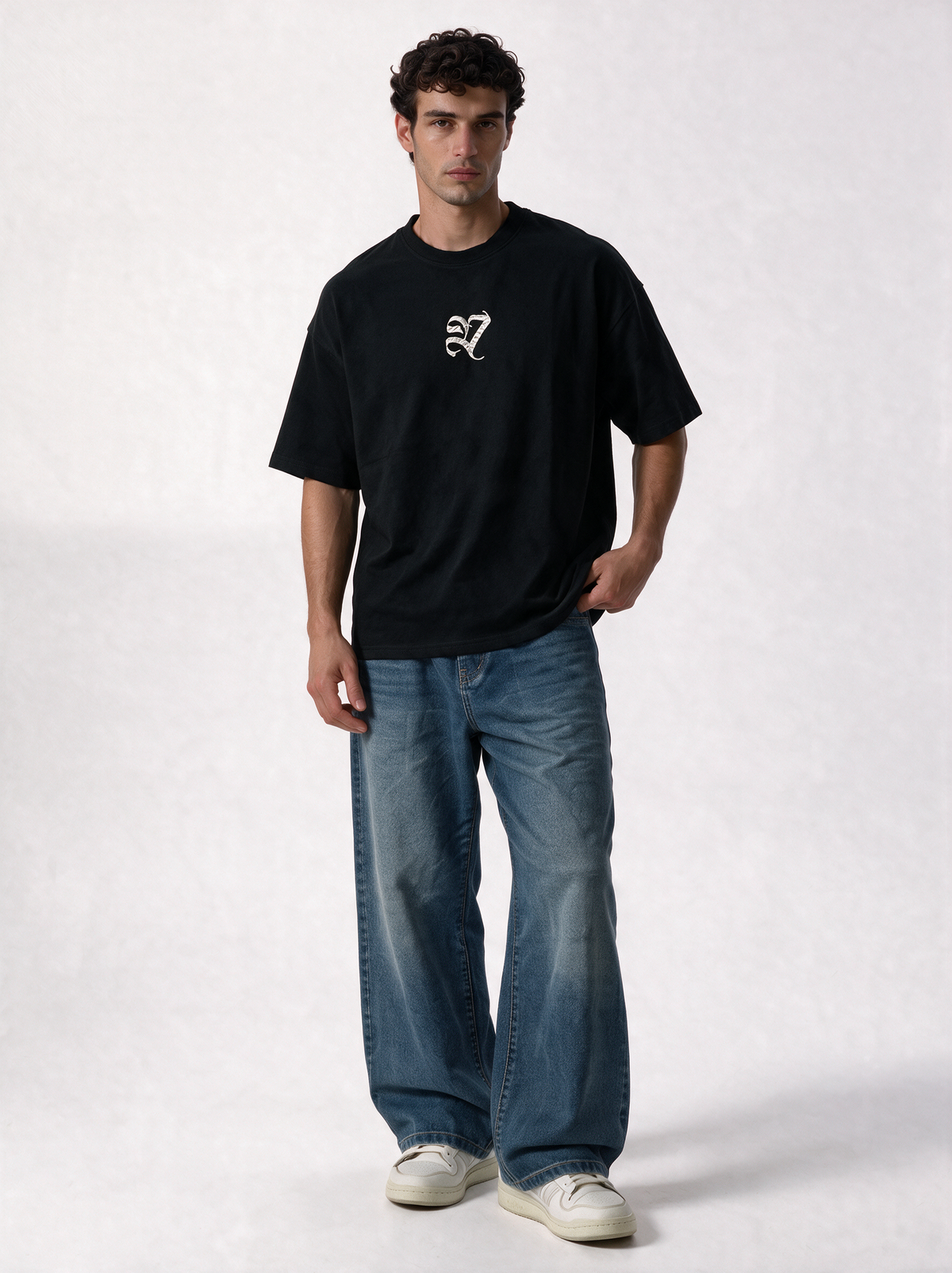 Back Graphic T-Shirt Oversized Fit - 27