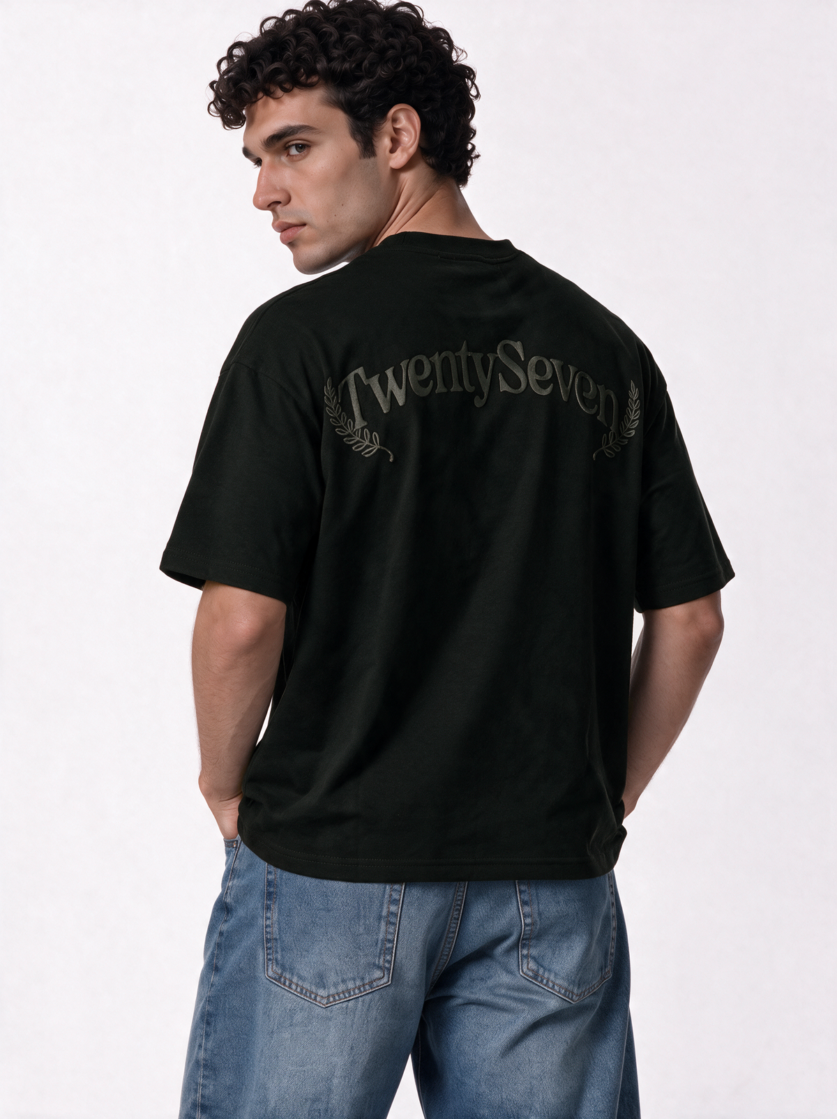 Back Graphic T-Shirt Jersey Relaxed Fit - 27
