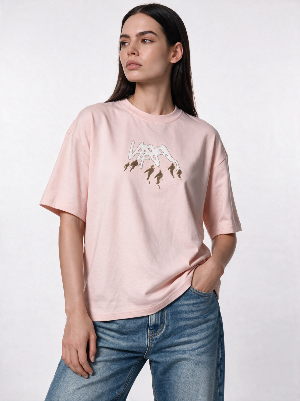 Back Graphic T-Shirt Jersey Relaxed Fit - VEGA