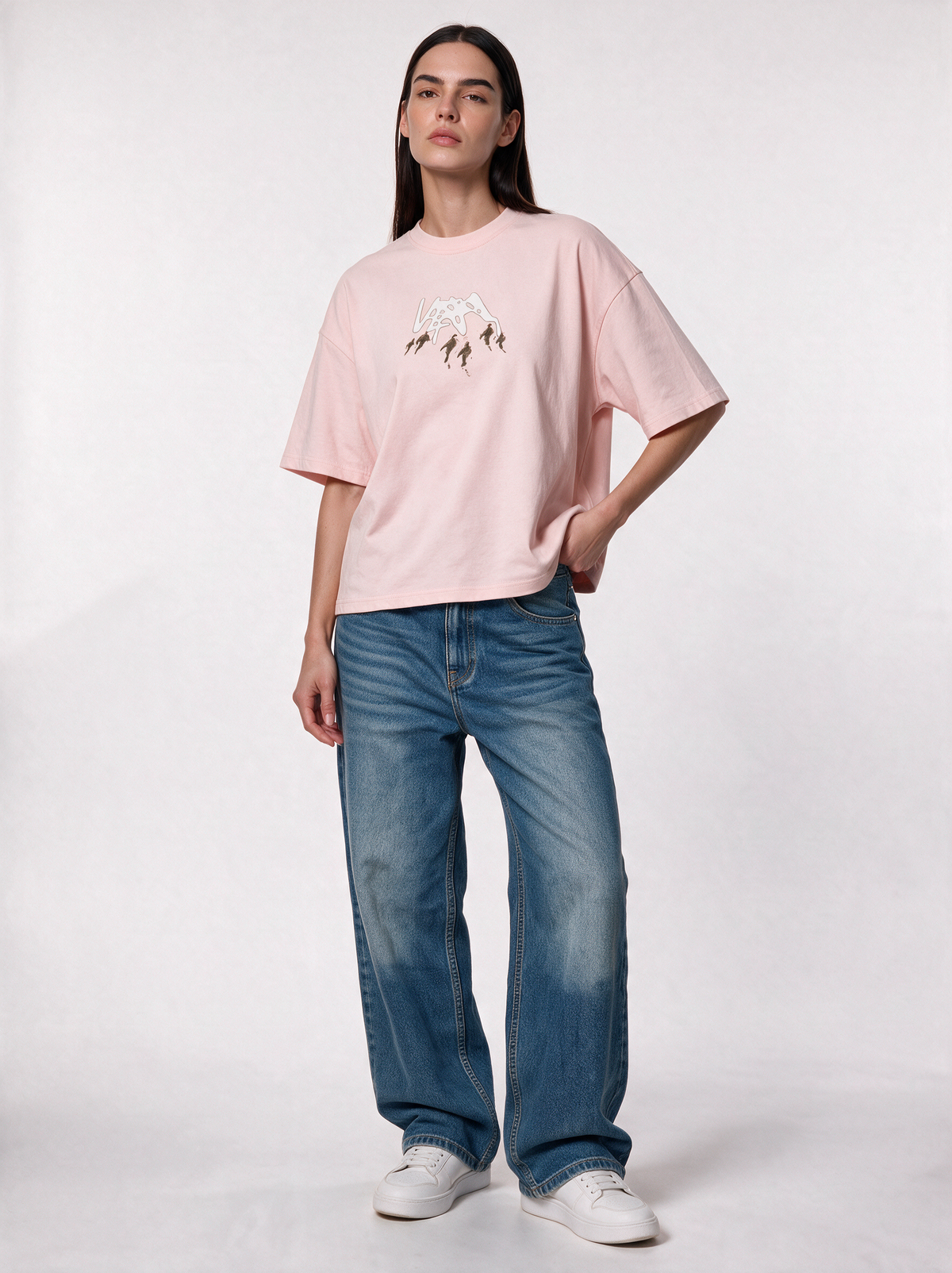 Back Graphic T-Shirt Jersey Relaxed Fit - VEGA