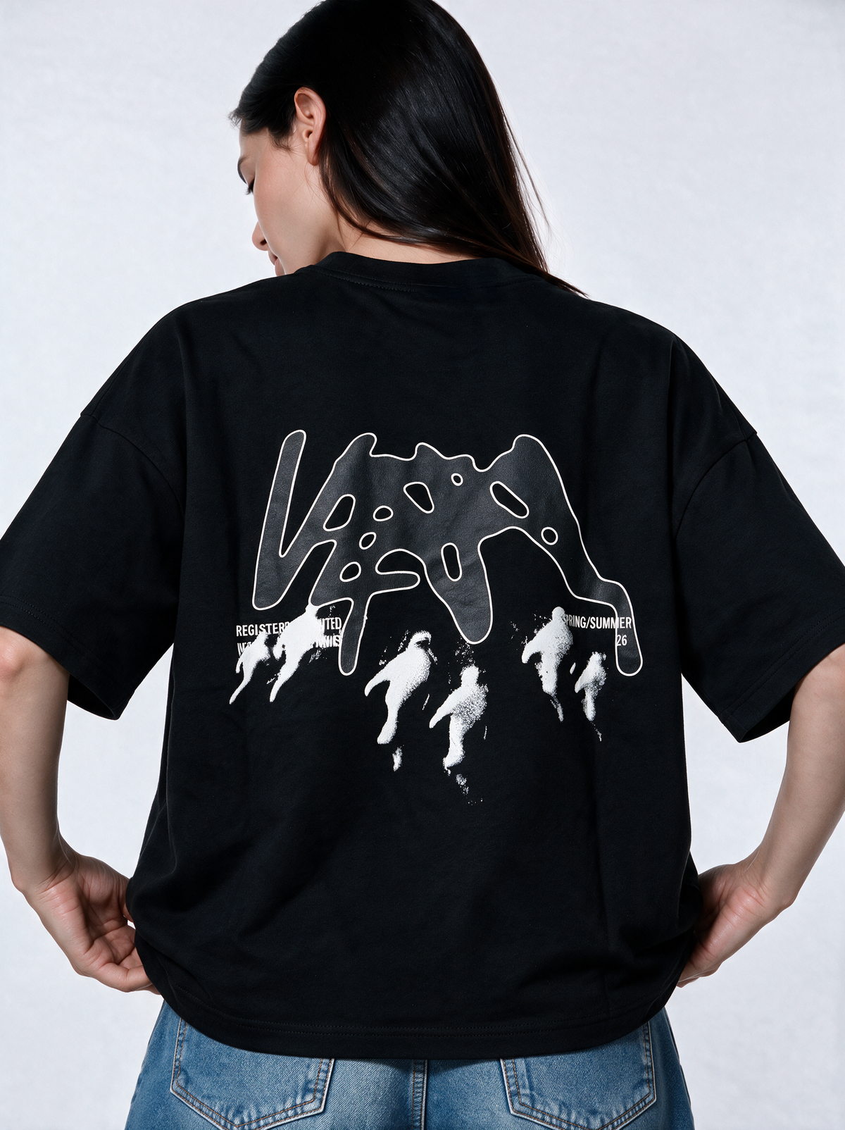 Back Graphic T-Shirt Jersey Relaxed Fit - VEGA