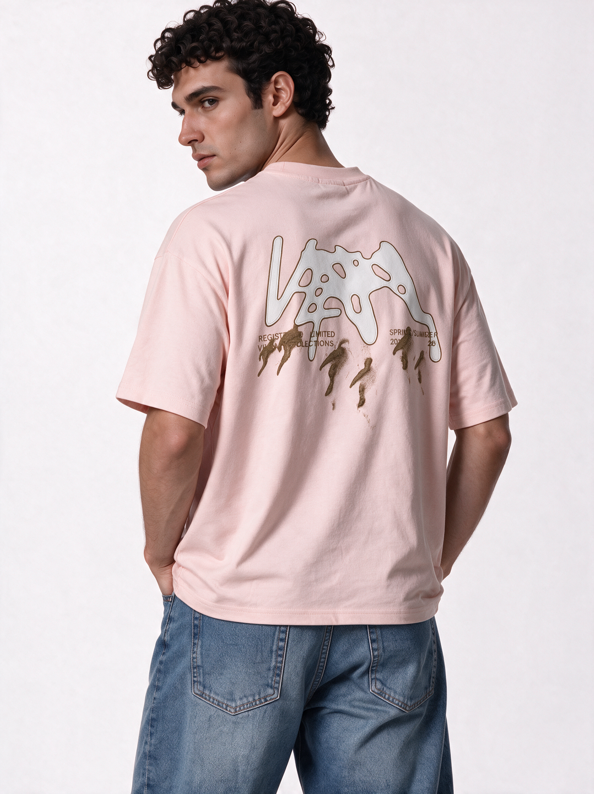 Back Graphic T-Shirt Jersey Relaxed Fit - VEGA